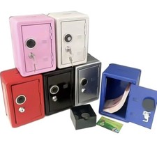 Mini Metal Coin Bank Locker