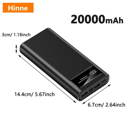 Hinne power bank 20000mah - hinne,