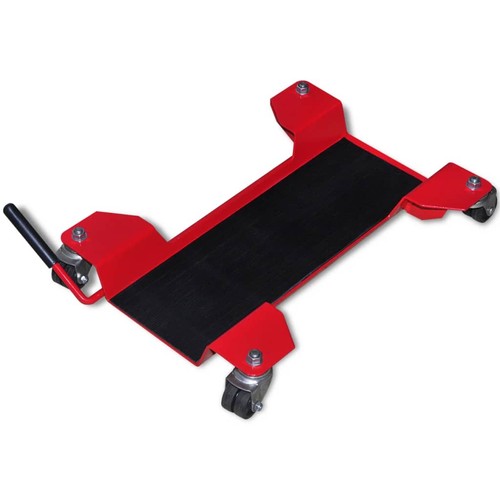 Carrello sposta moto rosso - carrello,