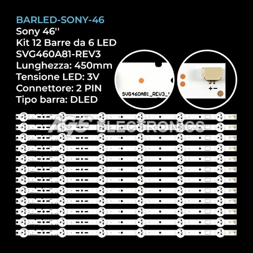 Kit barre strip led sony - kit,