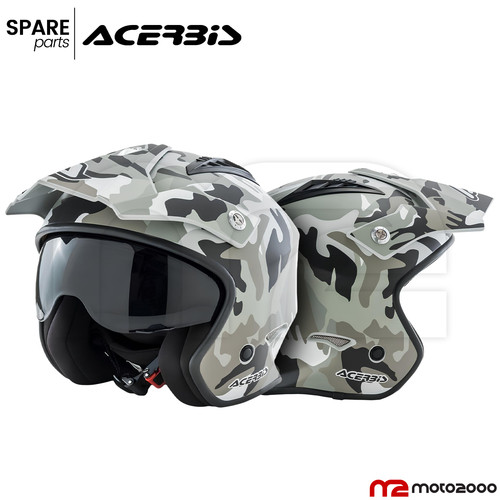 Casco jet aria acerbis moto - jet,