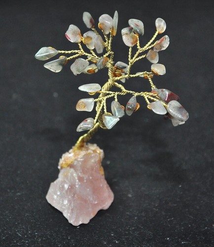 Piccolo albero quarzo - piccolo, rosa