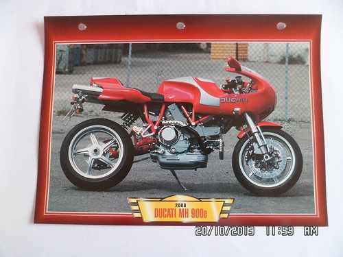 Carte fiche moto - moto, mh