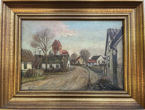 Quadro olio impressionista