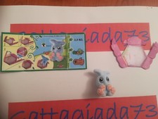 FS012 CONIGLIO VARIANTE NASO NON DIPINTO - CUCCIOLI FLOCCATI - AL PICNIC KINDER 