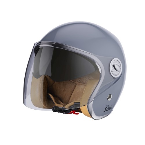 Casco jet vintage moto cafe - jet,