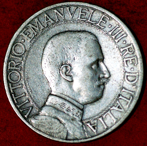 Italia lira 1908 - italia, argento
