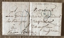 Francia 1831 Parigi Guerra Grecia Indipendenza Generale Nauplie Testo Rara