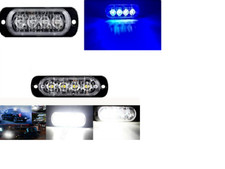 Lampeggiante flash blu bianco - flash,