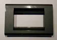 usata PLACCA originale 3 POSTI 4713AC ANTRACITE BTICINO LIVING CLASSIC 4713GR