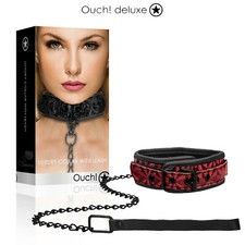 Collare con guinzaglio bondage - collare,