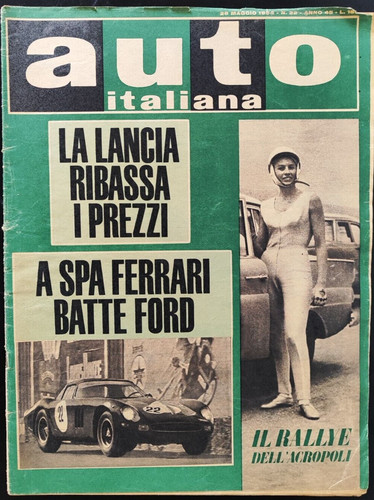 Auto italiana 1964 prove - auto,