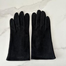 Guanti donna Missoni scamosciati slim neri eleganti design unico lusso usati LTD