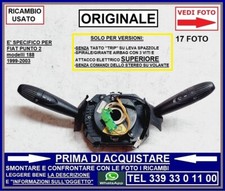 DEVIO LUCI FARI FANALI FRECCE SPAZZOLE GIRANTE SPIRALE AIRBAG solo FIAT PUNTO 2