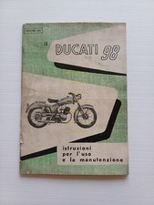 Ducati 98 anni 50  manuale uso manutenzione libretto originale italiano