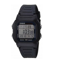 Orologio Casio Uomo W-800H-1AVCF in resina retroilluminato 100m Water Resistant