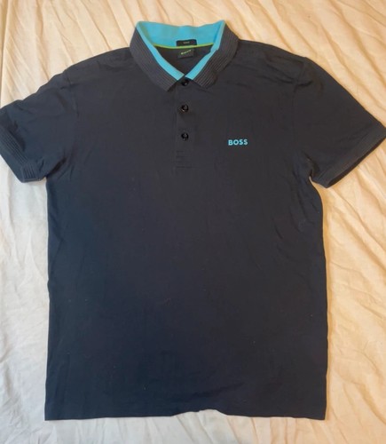 Polo slim fit navy boss - slim,