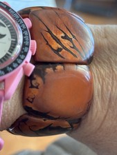 Bracciale Bracciali Osso Arancio Adattabile A Varie Misure