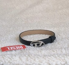 Bracciale pelle con logo - pelle,