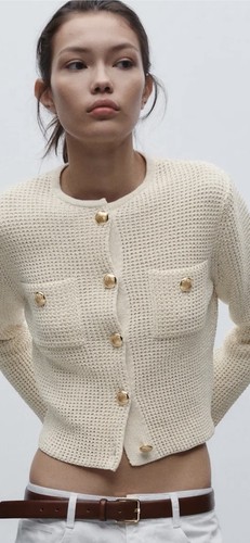 Zara textured knit - textured-knit, cardigan