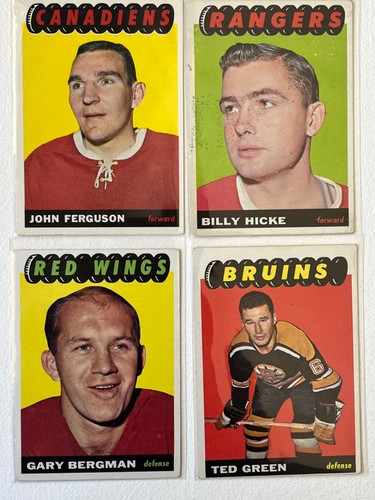 1965 topps hockey - 1965-66, cards
