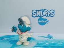 Puffi Puffo Dottore 20037 Doctor Variante non Catalogata Pejo W.Germany Schleich