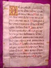 GRANDE FOGLIO ANTIFONARIO