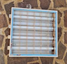 Plafoniera 4 neon controsoffitto da incasso 60x60 ottimo stato