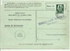 RSI - Avviso ricevimento nel distretto con 25 cent. Fascetto 21.04.1944