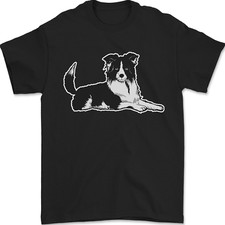 T-shirt uomo cane A Border