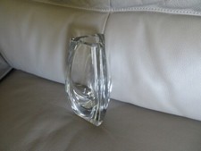 Baccarat vase triangulaire en