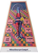 1992 * Poster Originale "CAMPARI Soda, Mostra Milano - Milton GLASER" Italia (A)