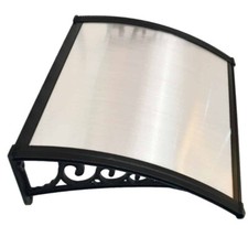 PENSILINA TETTOIA POLICARBONATO ALVEOLARE  COPERTURA 100x80cm TRASPARENTE 525v