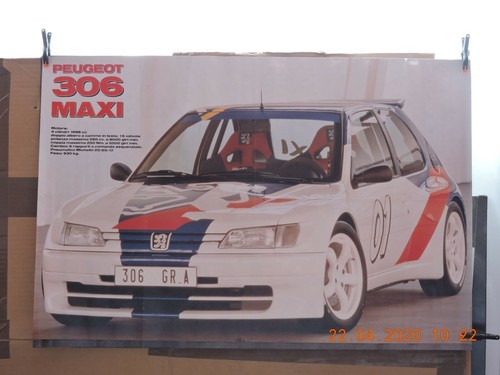 Poster peugeot 306 maxi - poster,