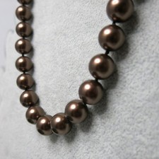 Collier marrone cioccolato