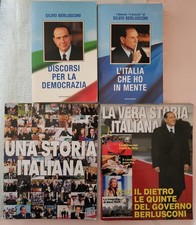 SILVIO BERLUSCONI - Lotto Composto Da 2 Libri E 2 Riviste 