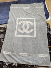 Telo mare bagno logo Chanel CC