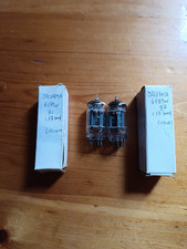 Coppia Matchata 6187w Long Plates - Made in USA - ECC82 12AU7