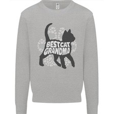 Miglior Nonna Di Gatto Felpa