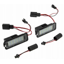 2x Luci LED cortesia targa