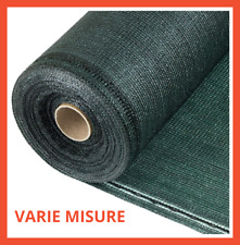 Telo Rete Ombreggiante 90% Ombra Oscurante Verde Frangisole Frangivista Giardino