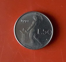 50 LIRE 1991 ERRORE - SENZA IL