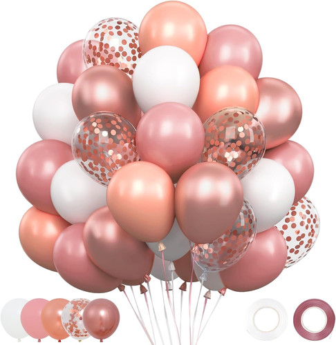 Palloncini compleanno rosa - compleanno,