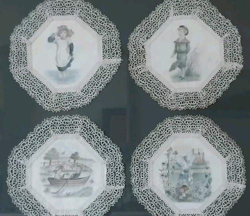 Antico quadro vittoriano