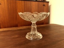 Alzata Vetro Val Saint Lambert  Serie 1901 - Coupe A Pied En Verre - Glass Stand