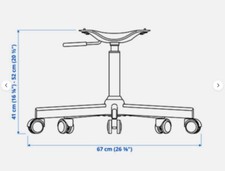 Sedia IKEA JULES STRUTTURA