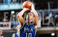 Foto vintage Basket, Italia, Carlton Myers, 1999, stampa 20 x 13 cm