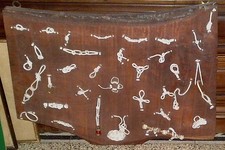 Nodi marinari su tavola grezza