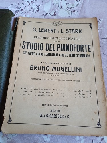 Studio del pianoforte lebert - pianoforte, e