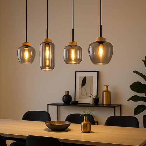 Lampadario camera letto - letto, corda
